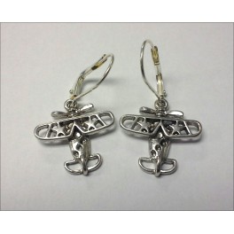 Gold Airplane Earrings Gold Airplane Earrings